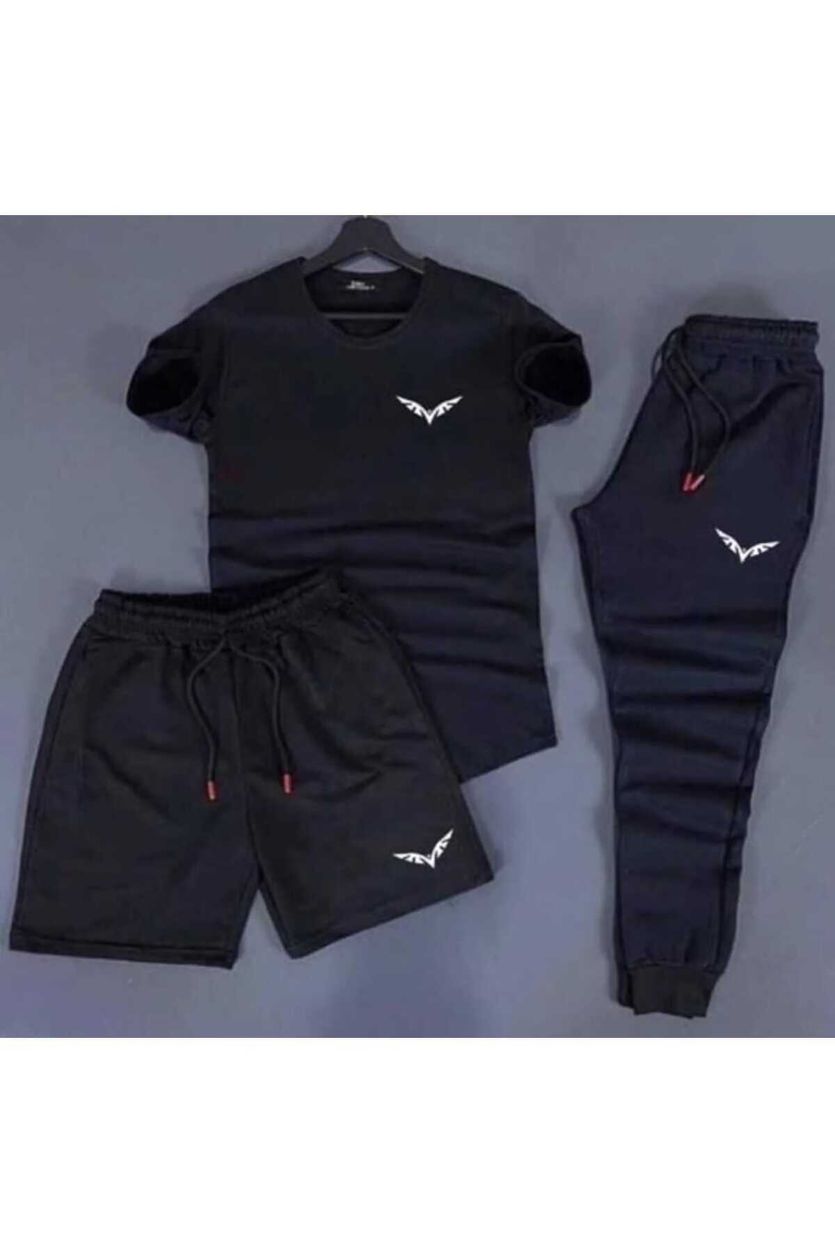 YK WEAR 3-DELIČNI SET MAJICA / KRATKIH PANTALONIJA / TRENERKE ZA MUŠKARCE / ŽENE