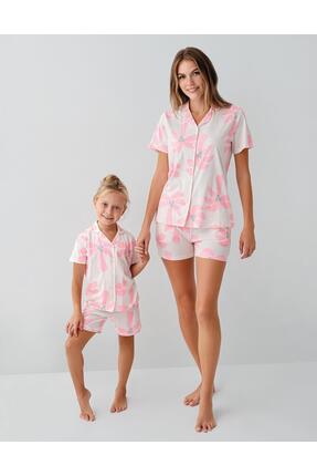Rolypoly Anne Kız Pijama (Ayrı Ayrı Satılır) Takımı %100 Pamuk – Kısa Kollu Ç...