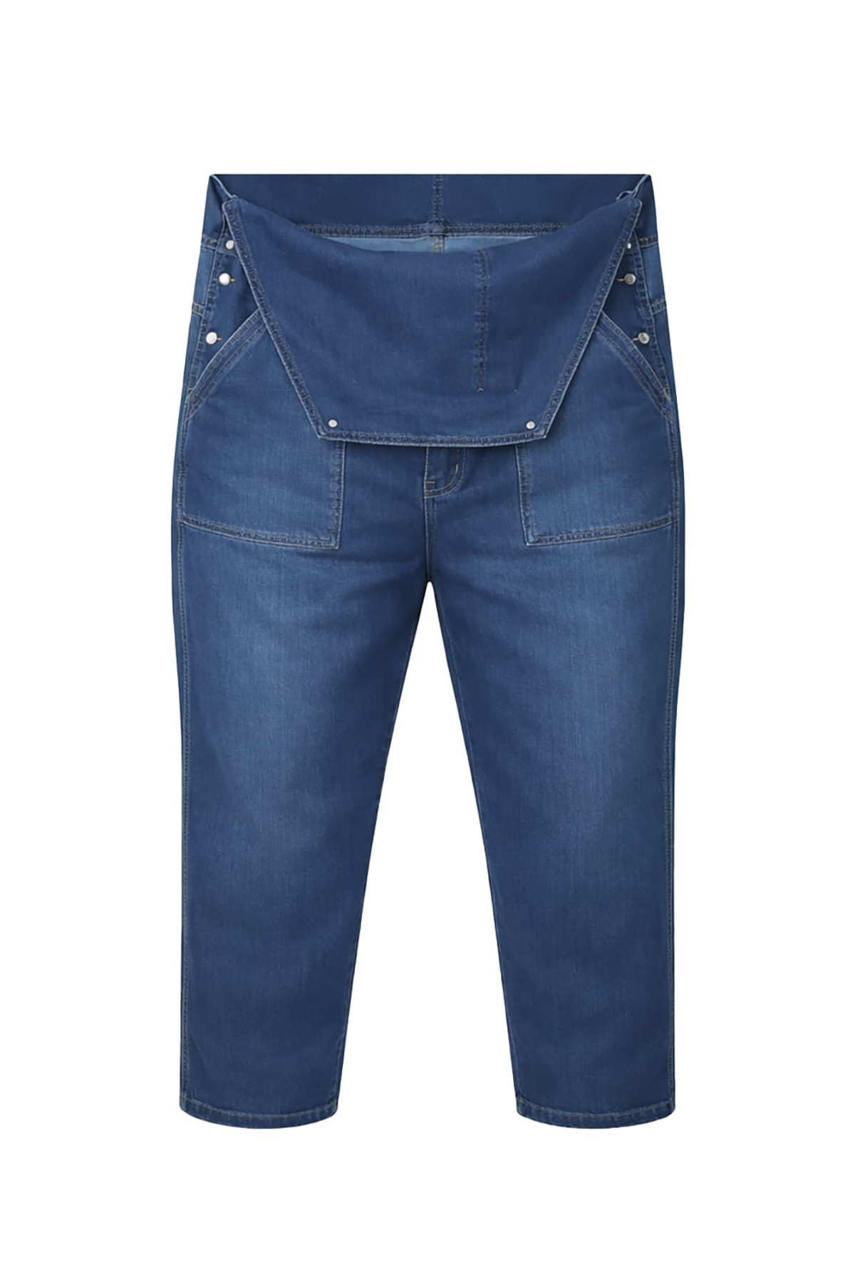 tambattal Büyük Beden Bahçıvan Pantolon (Jean Bahçıvan) Fabris Blue görsel 3