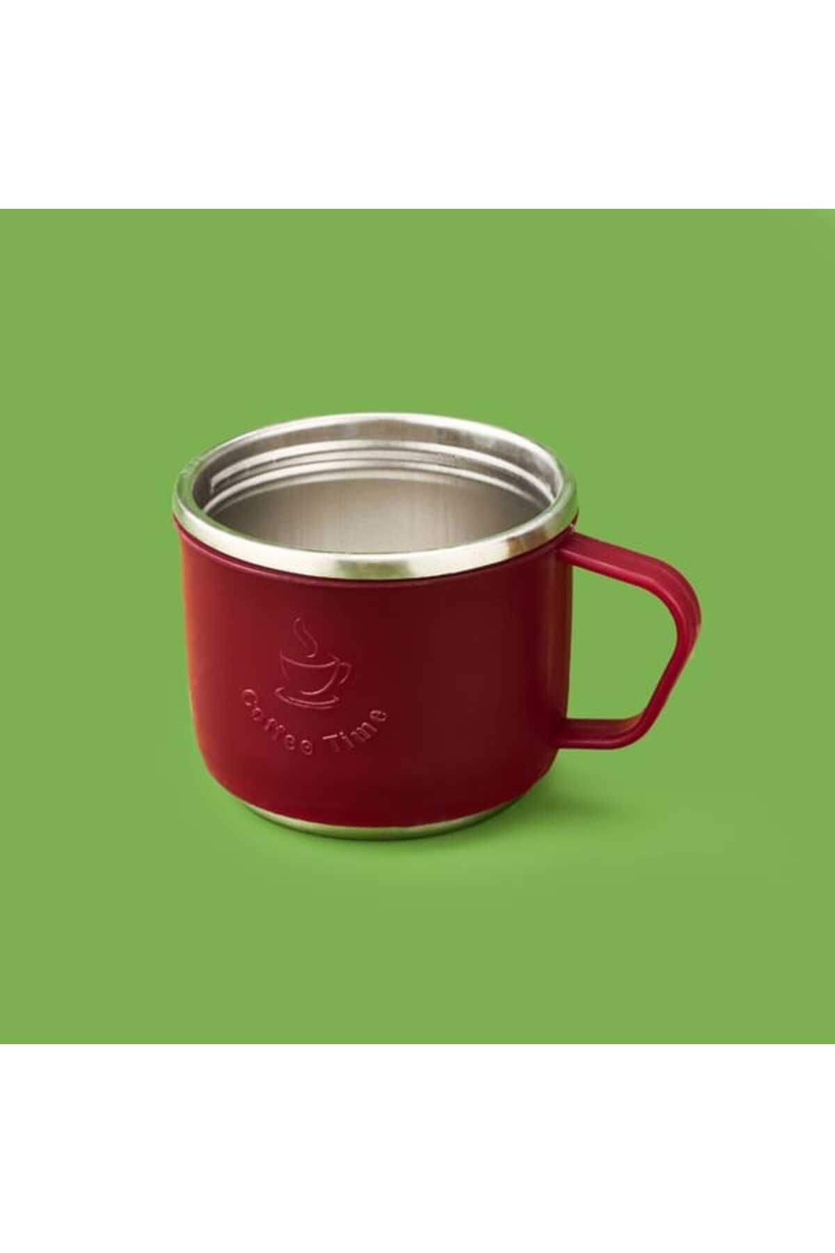 Penguen Bardaklı Termos Seti - Bordo - 500 ml fotoğrafı 4 (önizleme)