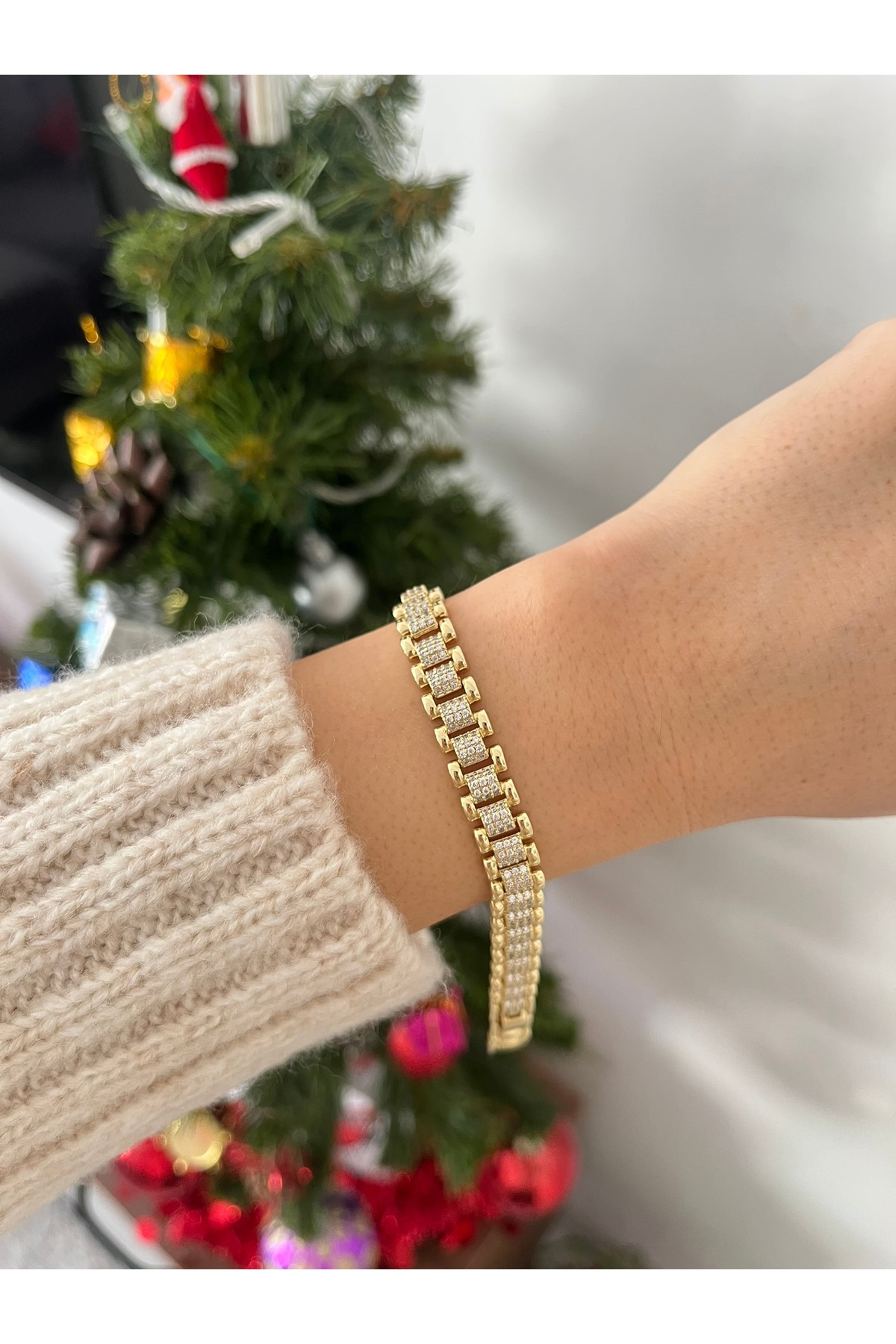 KADIN 14K ÇELİK XUPİNG ÖZEL SERİ VİP GOLD BİLEKLİK