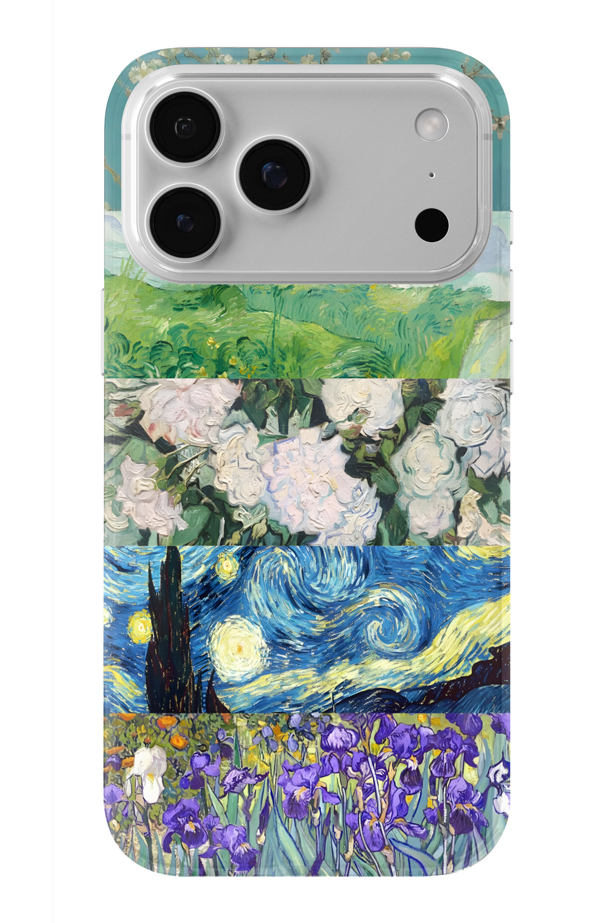 moonset Iphone 17 Pro Uyumlu Baskılı Yumuşak Silikon Şeffaf Telefon Kılıfı