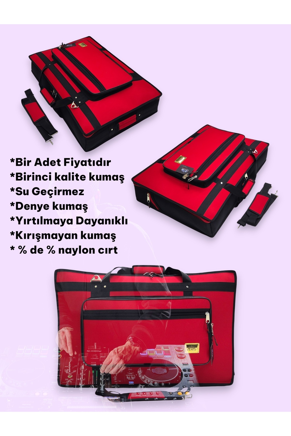 PIONER Xdj-Rx3 Setup Için Uyumlu Çanta Soft Case Kılıf. Haki