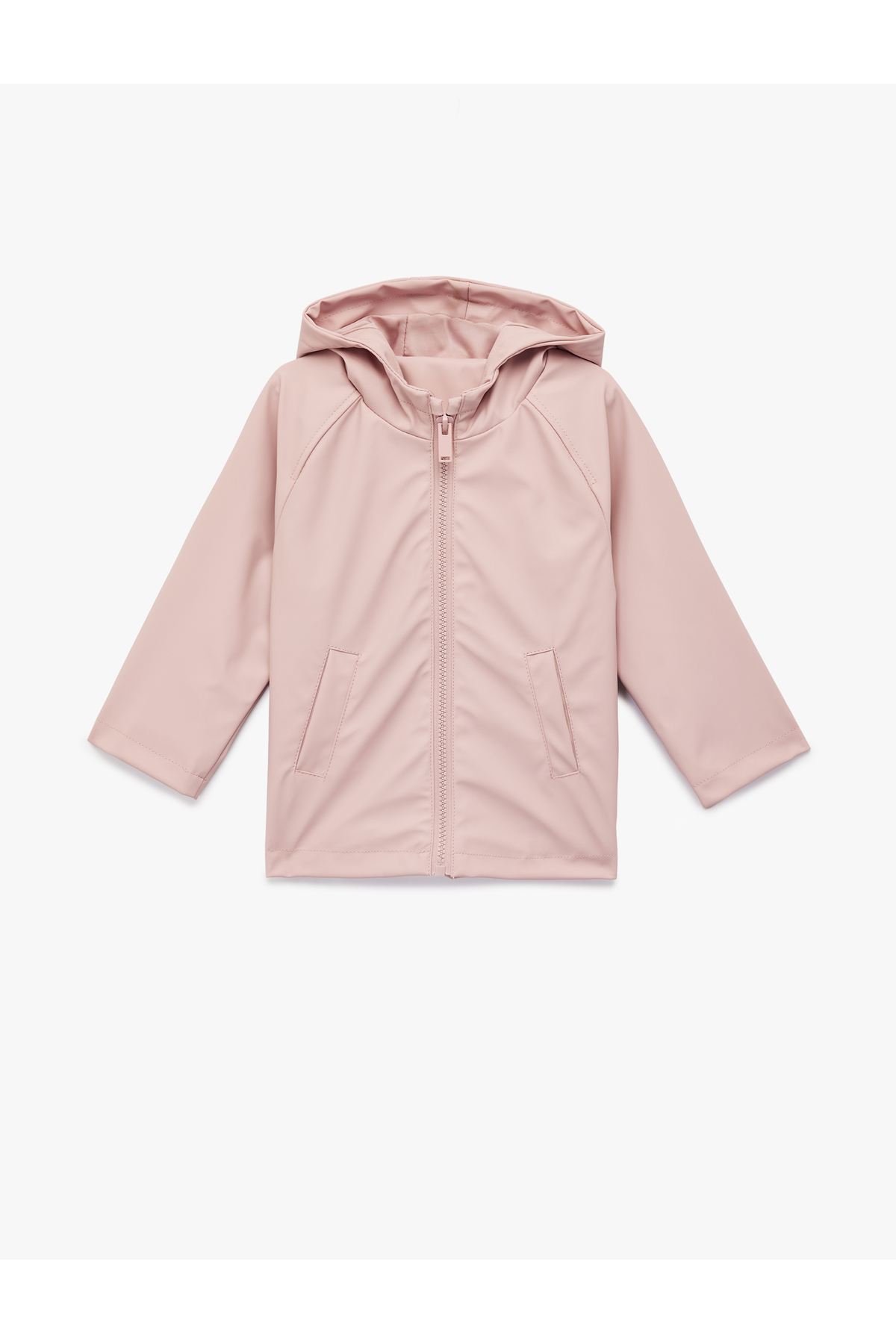 Koton Uzun Kollu Cepli Kapşonlu Mevsimlik Mont fotoğrafı 3 (önizleme)