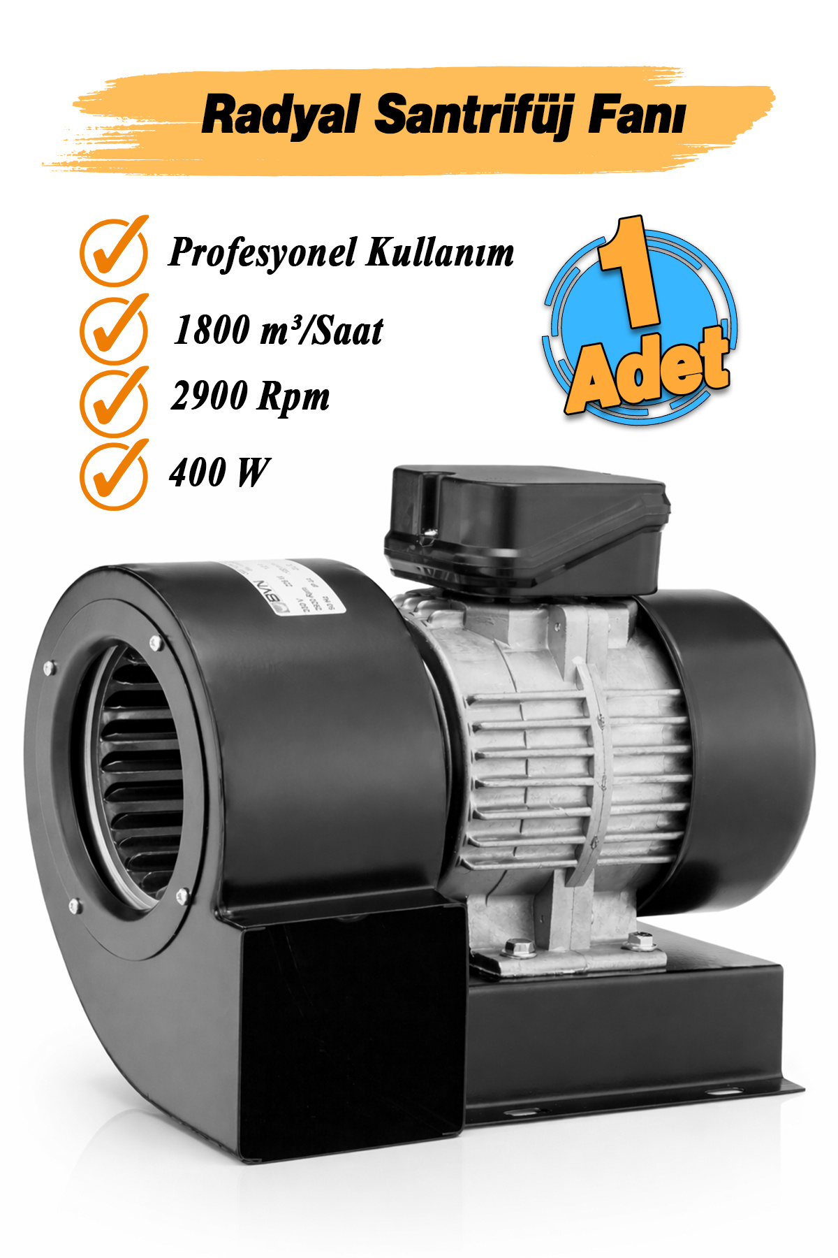 パルファン JFtech 64 mm Kanallı Fan 4300KV Motor 12 Kanatlı Pervane 3S Lipo