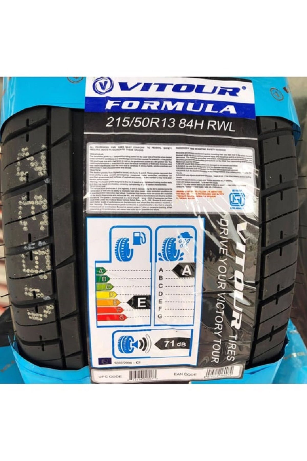 Vitour Formula RWL 215/50 R13 84H Beyaz Yazılı (4'lü Set, 2025 Üretim)