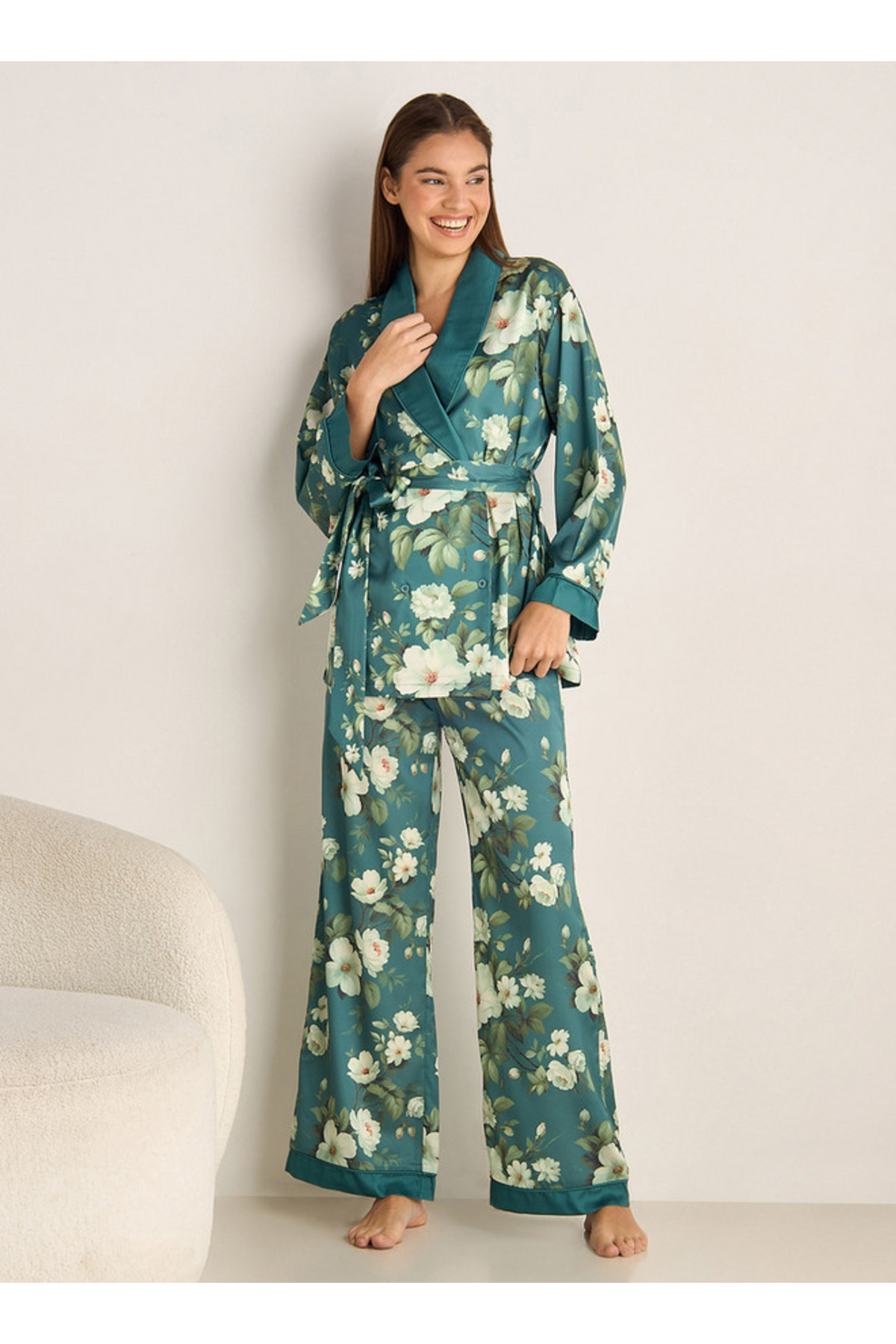 Splash FAV Floral Print Pyjama Set