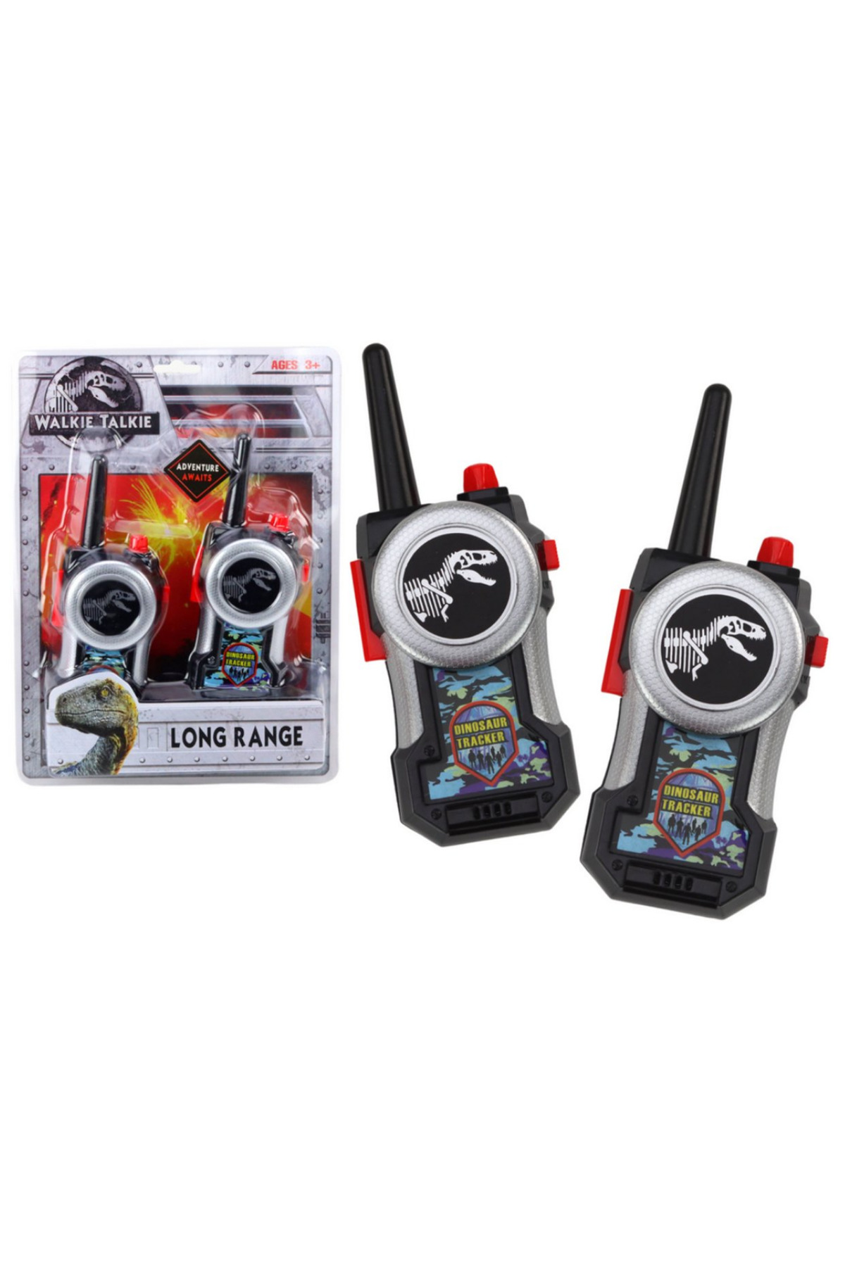 LRS STORE Çocuk Telsizi Uzun Menzilli Oyuncak Telsiz Seti-Dinazor Walkie Talkie-2'li Eğitici Macera Seti 80MT fotoğrafı 2 (önizleme)