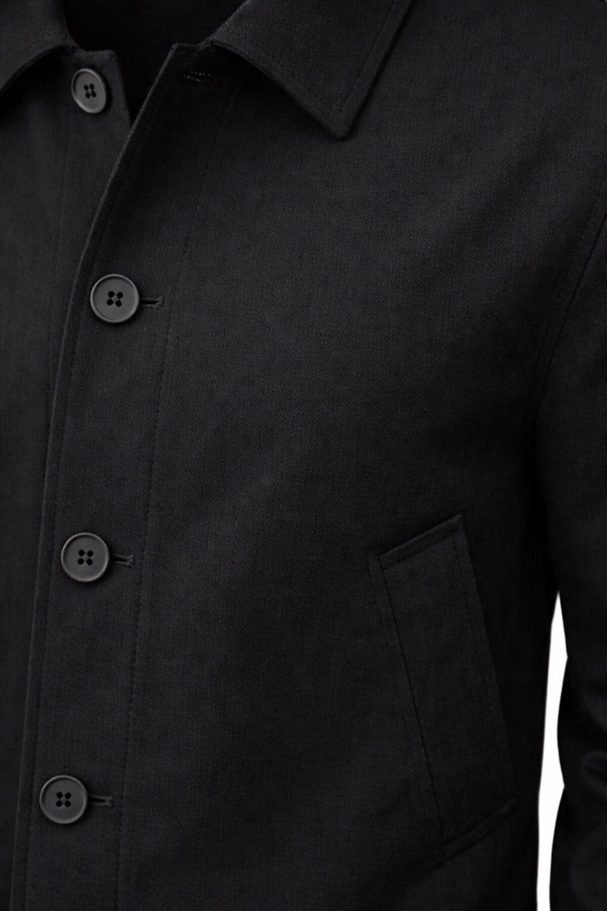 LUMAST  Basic Düğme Detaylı Astarlı Mevsimlik Ceket - Görsel 4