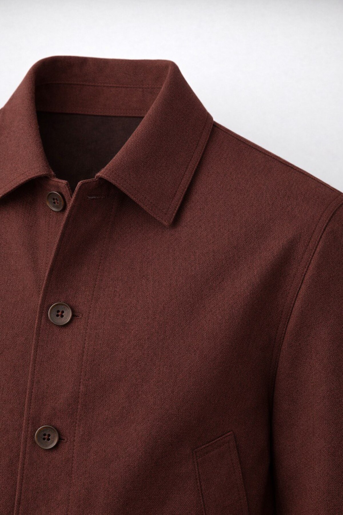 LUMAST  Basic Düğme Detaylı Astarlı Mevsimlik Ceket - Görsel 5