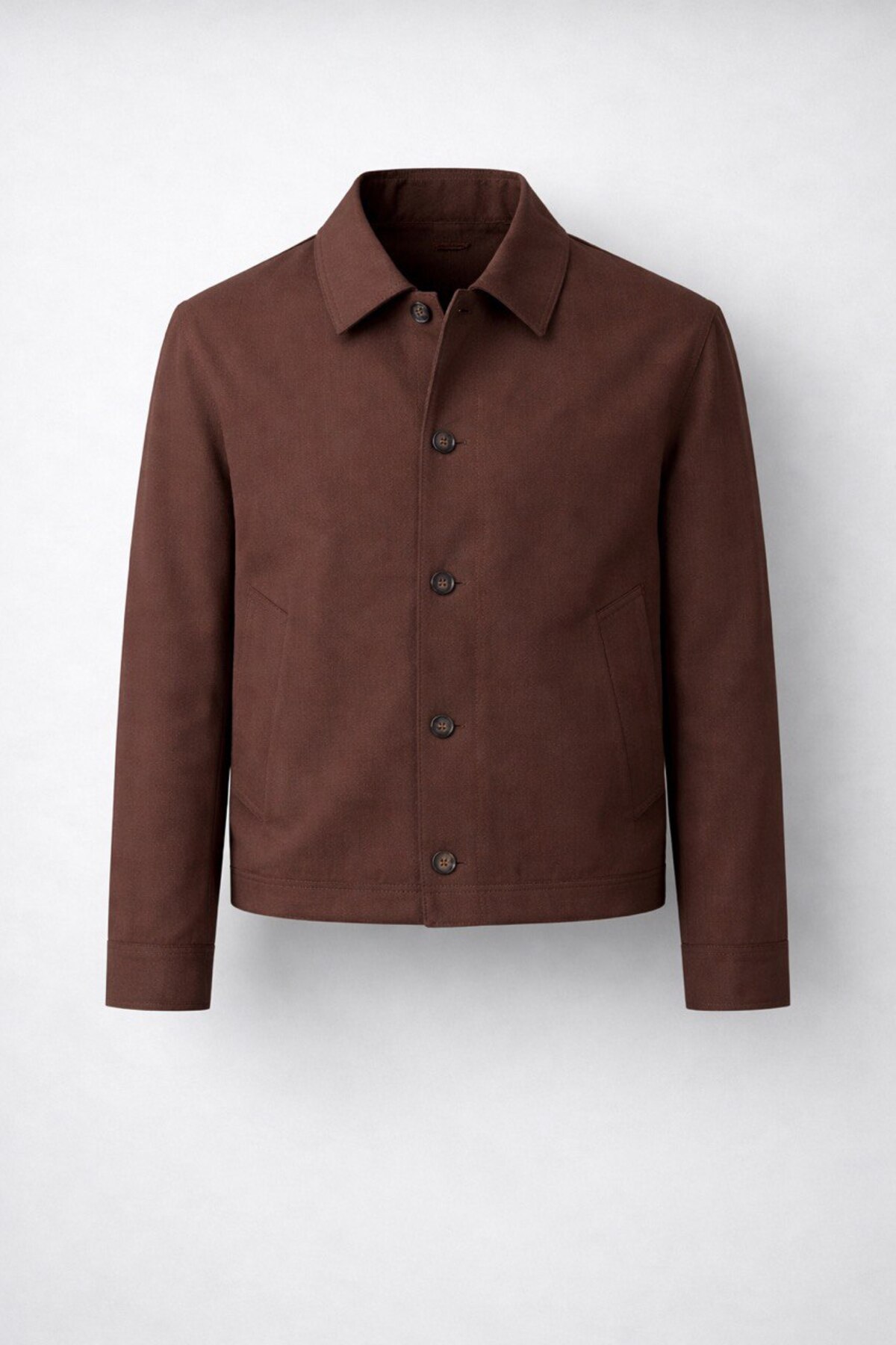 LUMAST  Basic Düğme Detaylı Astarlı Mevsimlik Ceket - Görsel 2