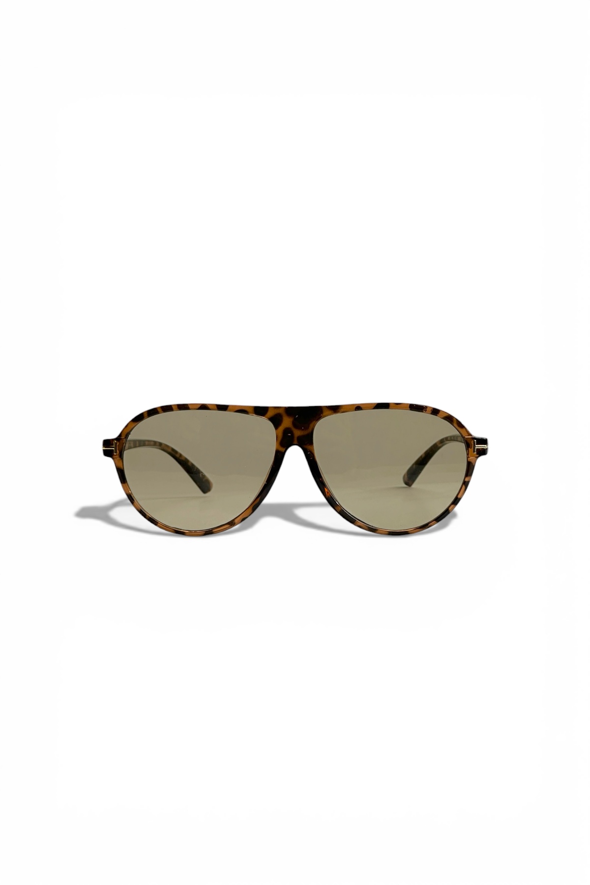REN EYEWEAR Sepia Air Unisex Leopar Açık kahverengi camlı Pilot Güneş Gözlüğü | UV400 Koruma görsel 5