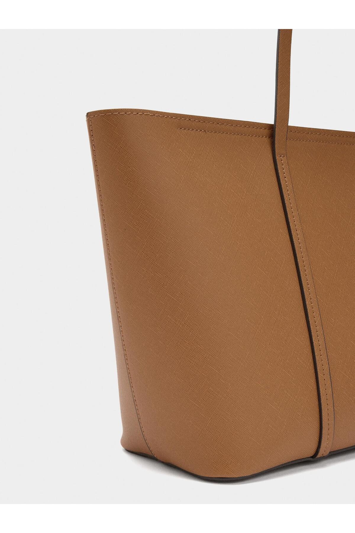 Zippered Shopper Bag