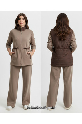 LAVİNİA Marka Model , Kapitone Detaylı , Tok Modal Takım