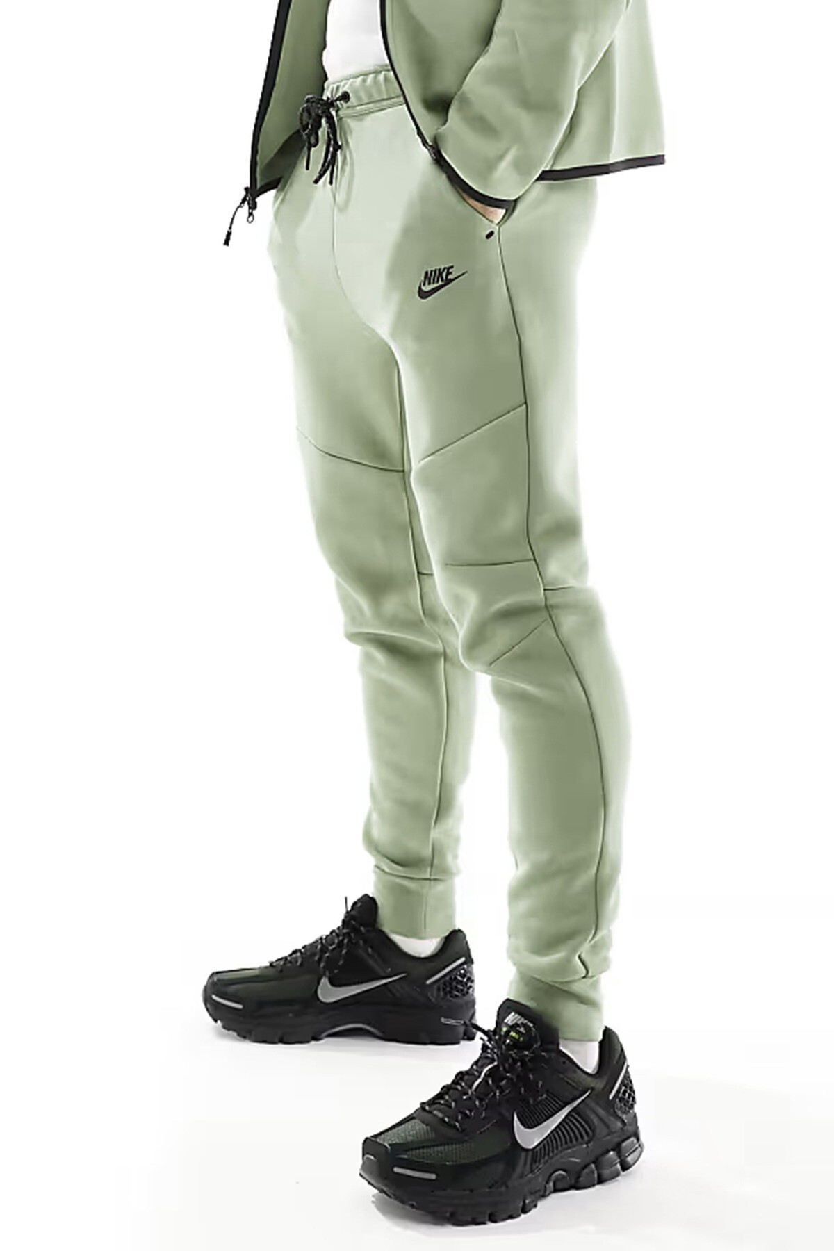 شلوار ورزشی مردانه Tech Fleece Slim Fit مدل Jogger سبز نایکی شلوار ورزشی Nike