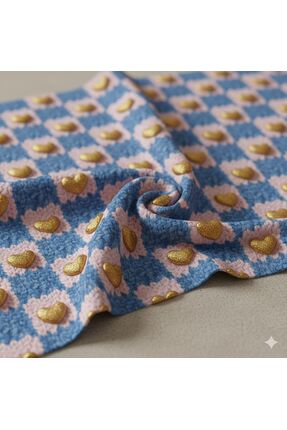 podyum baskı 3 boyutlu kalpli Desenli Dijital Baskılı Döşemelik Koltuk Kumaşı...