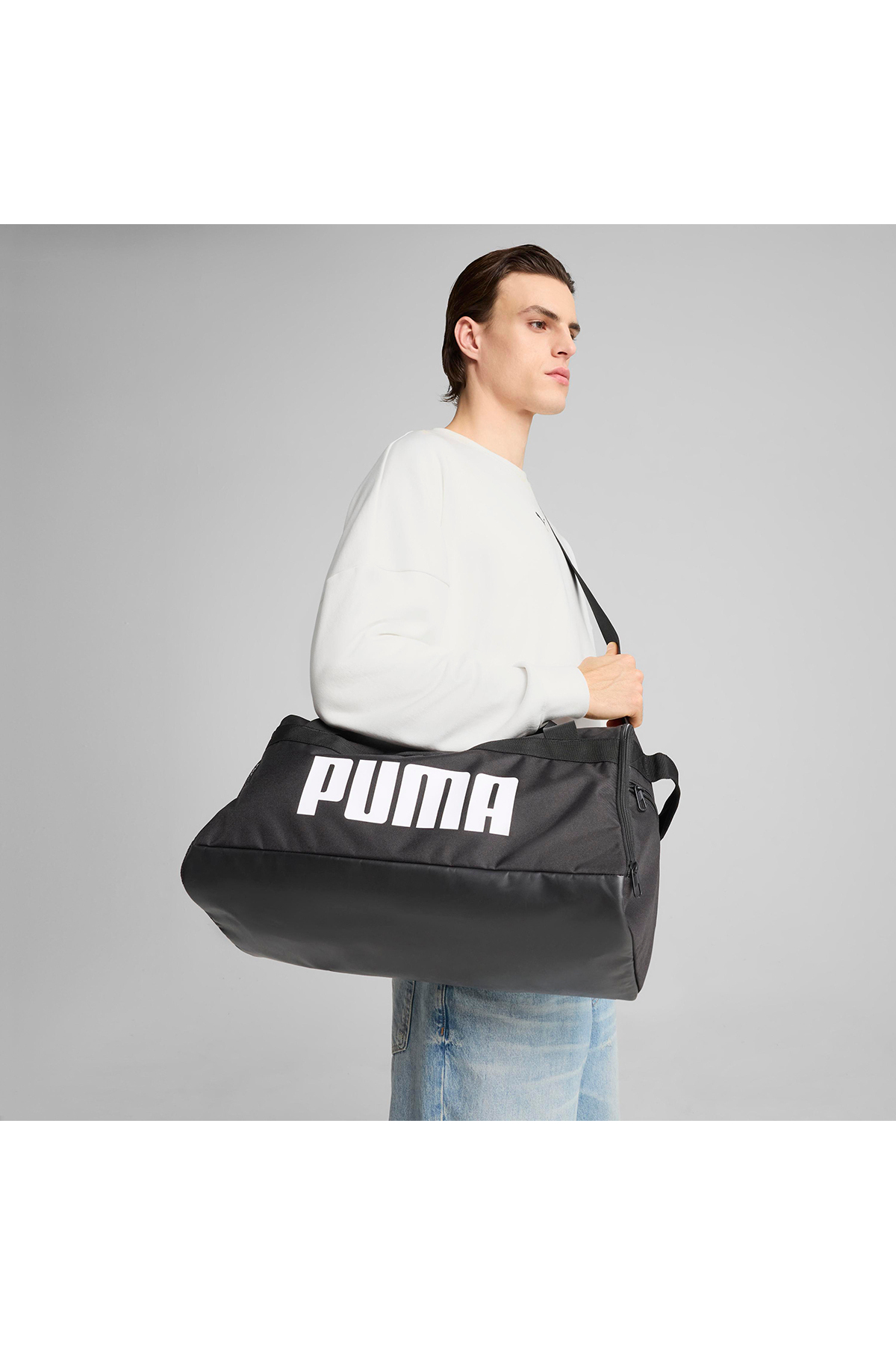 Puma Challenger S Unisex Siyah Günlük Stil Spor Çanta 09114301 görsel 3