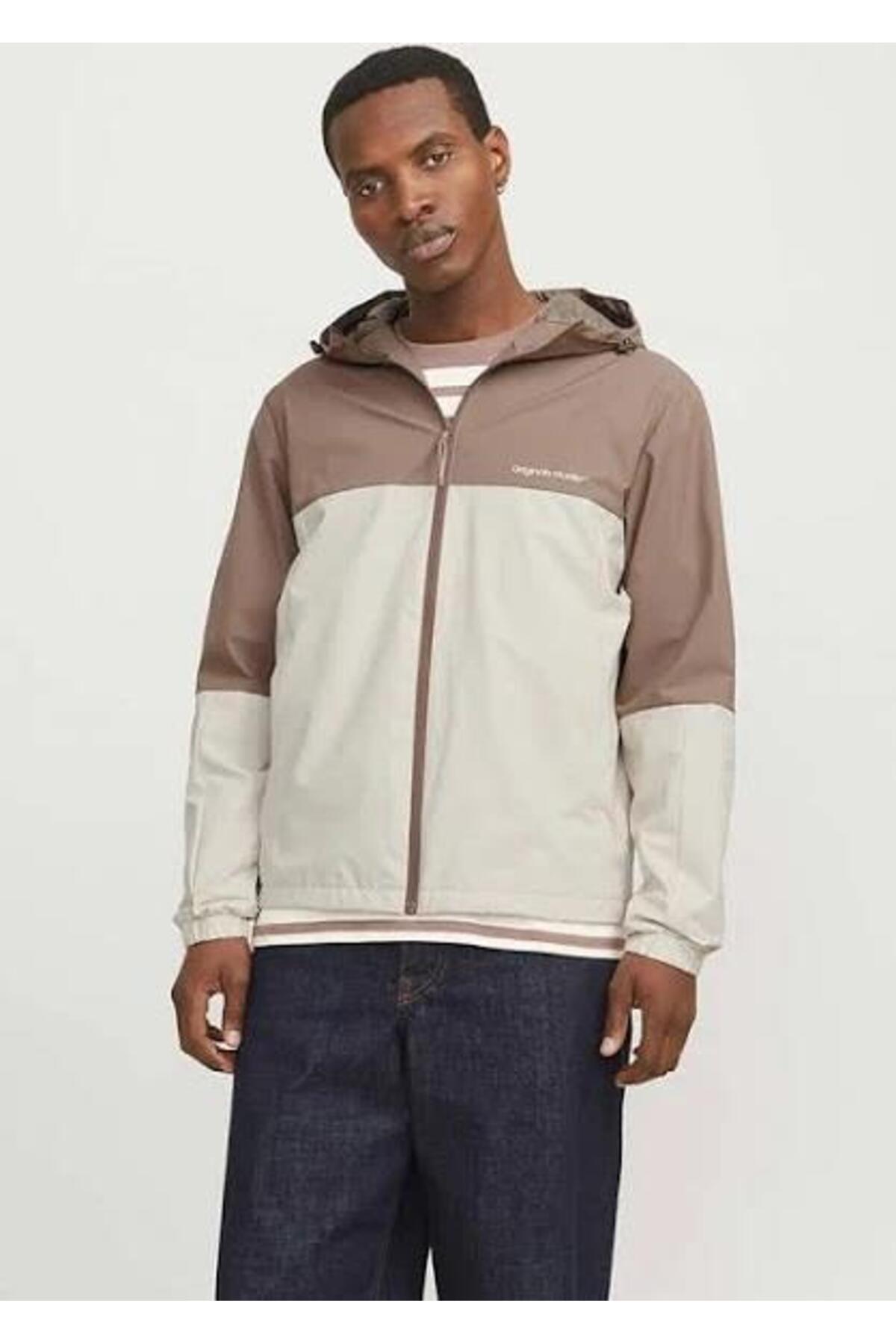 کاپشن مردانه هوددار جوروستربرو کد ۱۲۲۷۲۸۹۸ جک اند جونز کت Jack & Jones