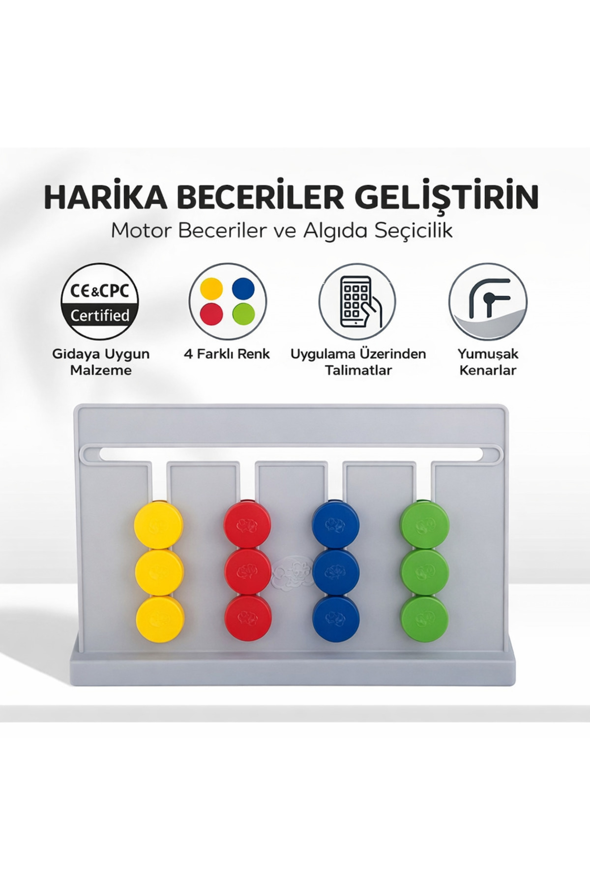 ESEMİZ Master Abacus Rubik Abaküs Montessori Zeka Oyunu Dijital Oyun Kartları Ile Destekli Montessori fotoğrafı 2 (önizleme)