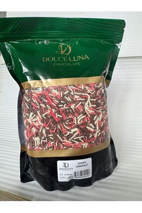 DOLCELUNA Granül Çikolata Pasta Süsü Karışık 1 Kg 2 Adet