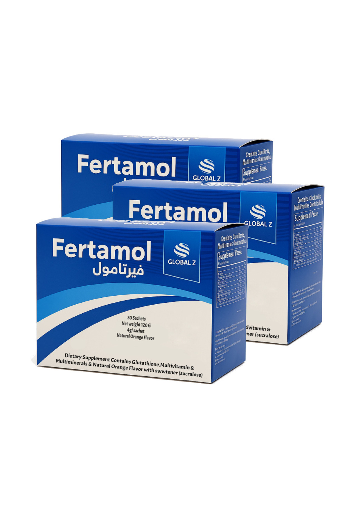 FERTAMOL 30 Sachets for Treating Infertility and Increasing Fertility for  Men and Women- Trendyol
