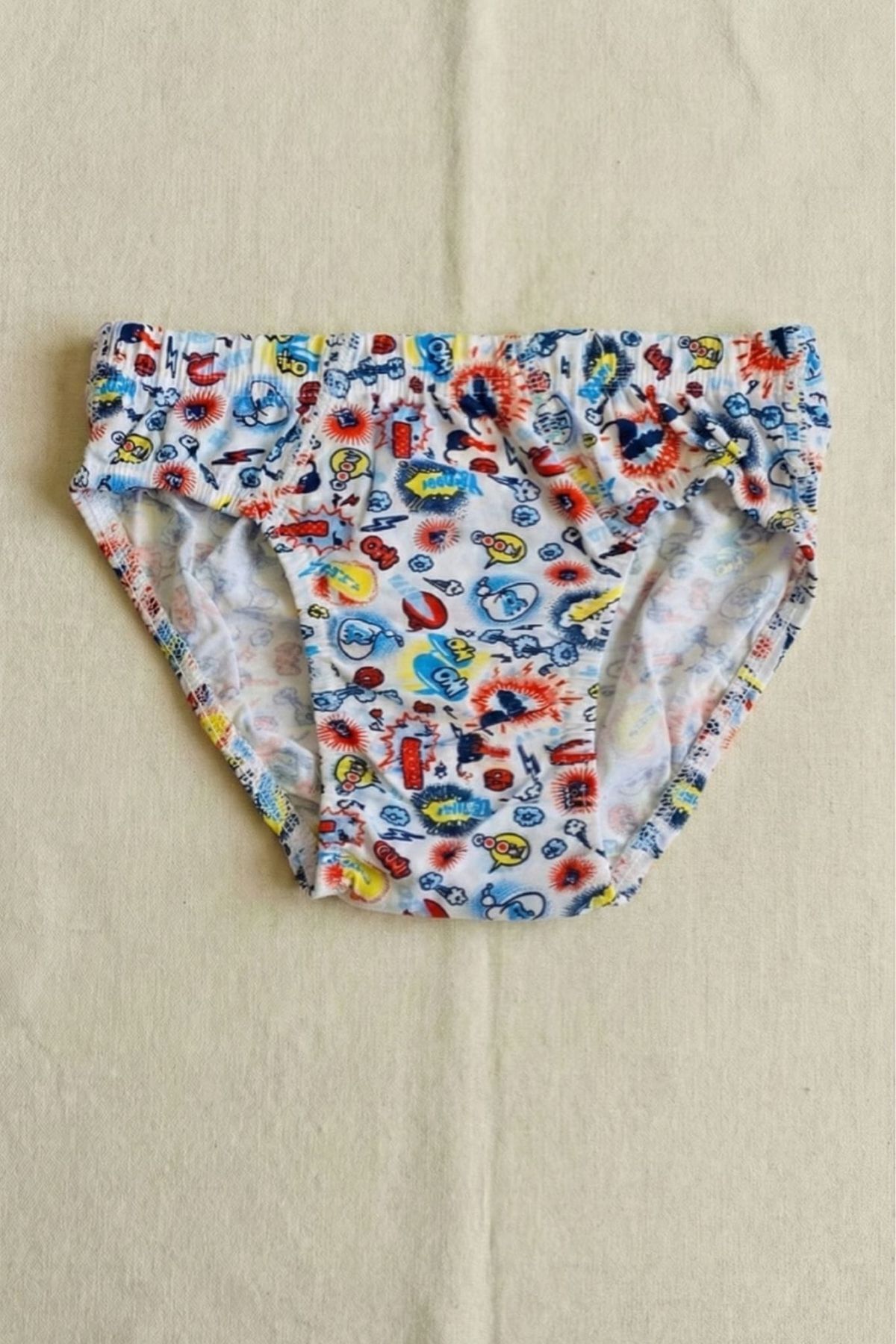 Tutku 5’li Paket Erkek Bebek Pamuklu Külot Seti - Karma Desenli Renkli Çocuk İç Çamaşırı Paketi fotoğrafı 4 (önizleme)