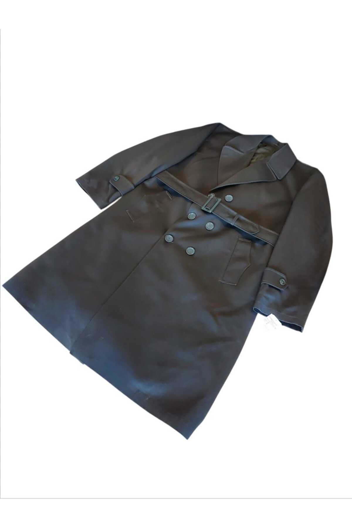 kho military design Haki Renk Pardesü (Trençkot) Apoletsiz (51-B/L Beden) Sıfır Ürün görsel 5