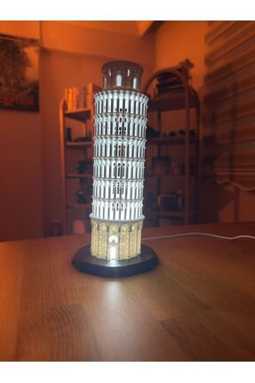 California ST USB Işıklı Pisa Kulesi Gece Lambası Dekoratif Aydınlatma