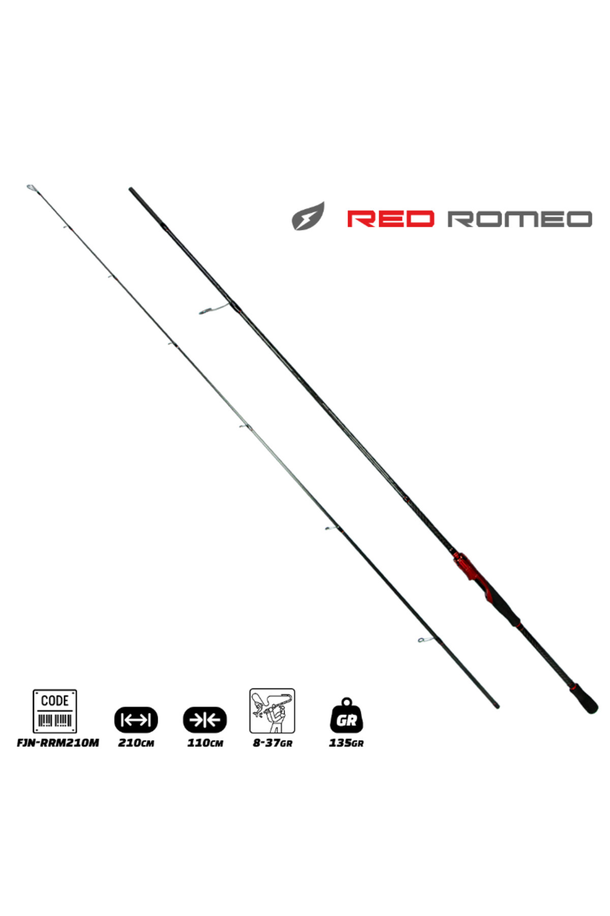Fujin Red Romeo 180cm 8-37gr Spin Kamışı - Fiyatı, Yorumları