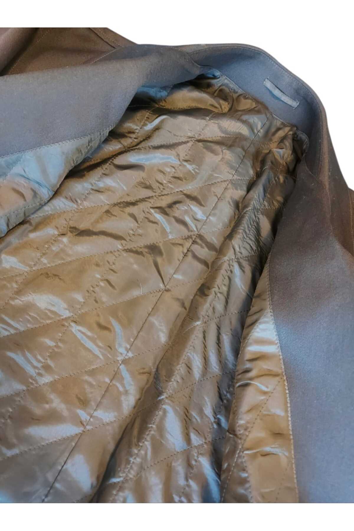 kho military design Haki Renk Pardesü (Trençkot) Apoletsiz (51-B/L Beden) Sıfır Ürün görsel 6