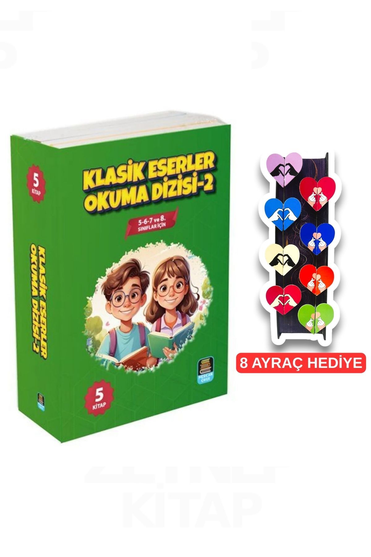 Mercan Okul Yayınları 5-6-7-8.Sınıflarİçin Klasik Eserler 2 Okuma
