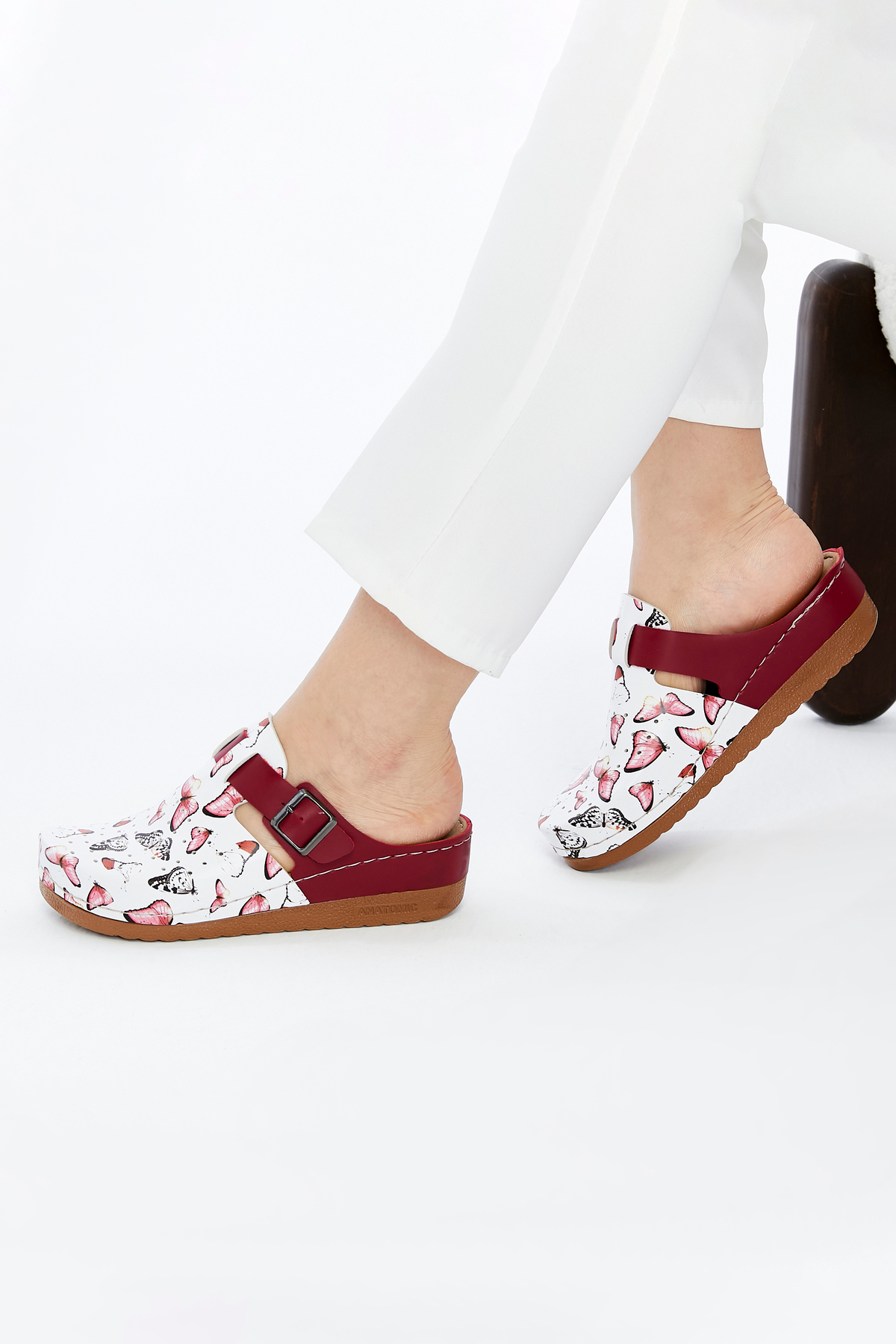 Women Anatomical Closed Front Comfort Comfortable Women Nurse Casual Home Sabo Slippers