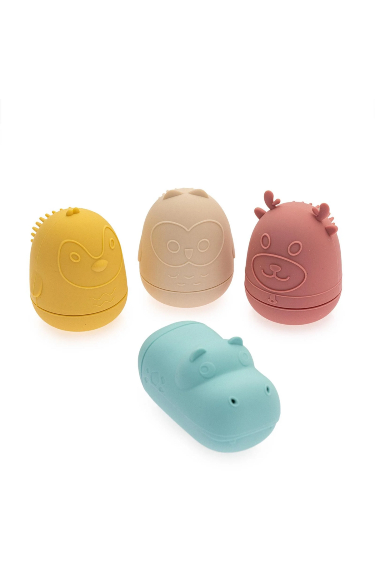 Baby Plus Oyuncaklı Yumuşak Silikon Bebek Saç ve Vücut Yıkama Arkadaşları 4'lü fotoğrafı 4 (önizleme)