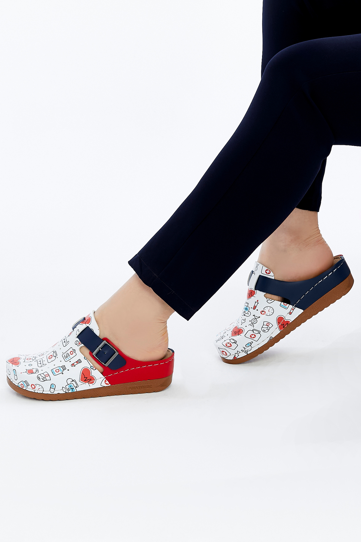 Women Anatomical Closed Front Comfort Comfortable Women Nurse Casual Home Sabo Slippers