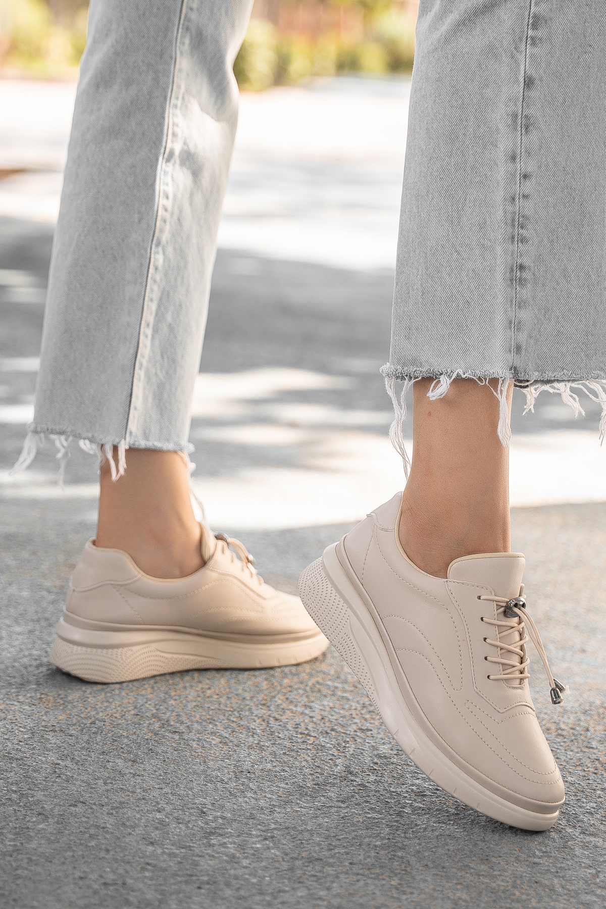 Daxtors D1221 Günlük Ortopedik Kadın Sneaker Spor Ayakkabı görsel 2