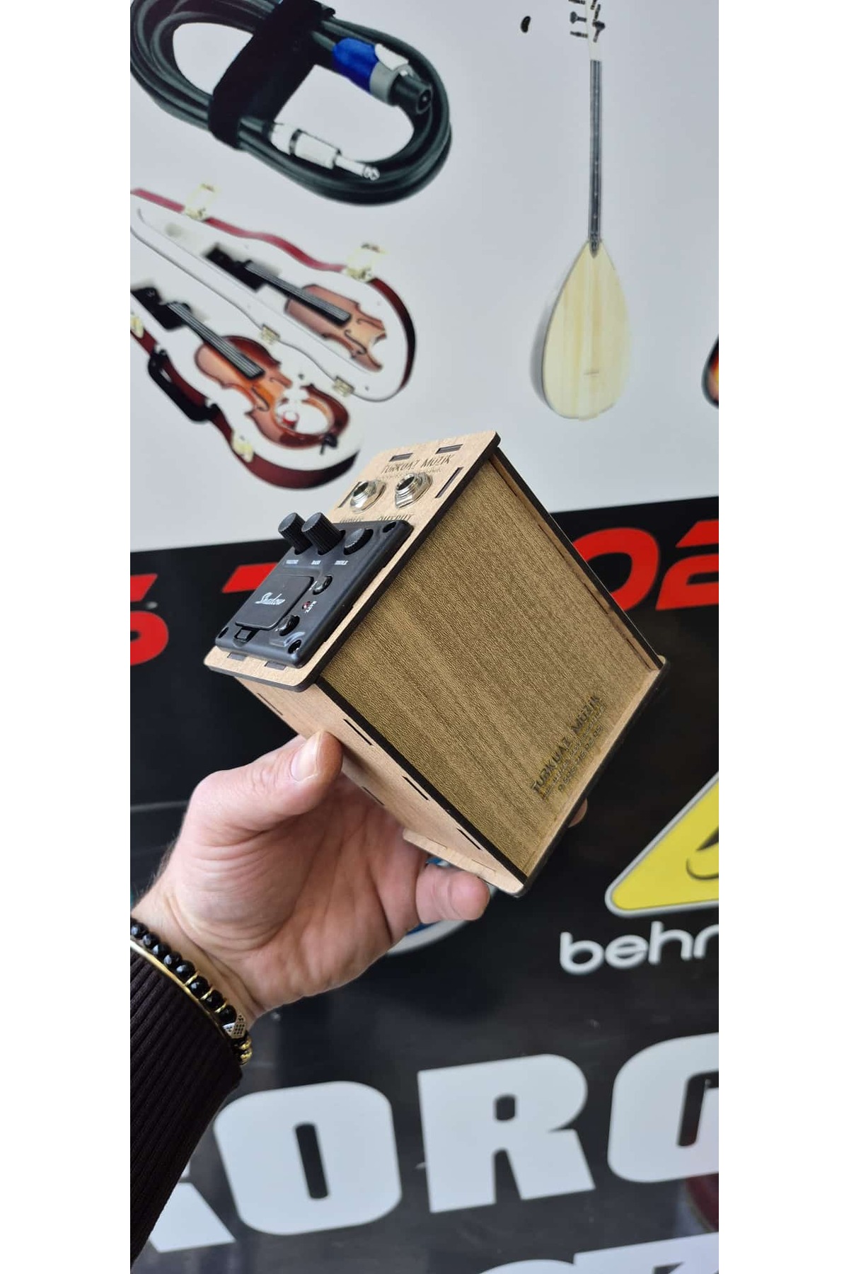 TURKUAZ SHADOW SH 863 EQ SAZ PİEZZO EKOLAYZER MÜZİK ALETİ EKİPMANI