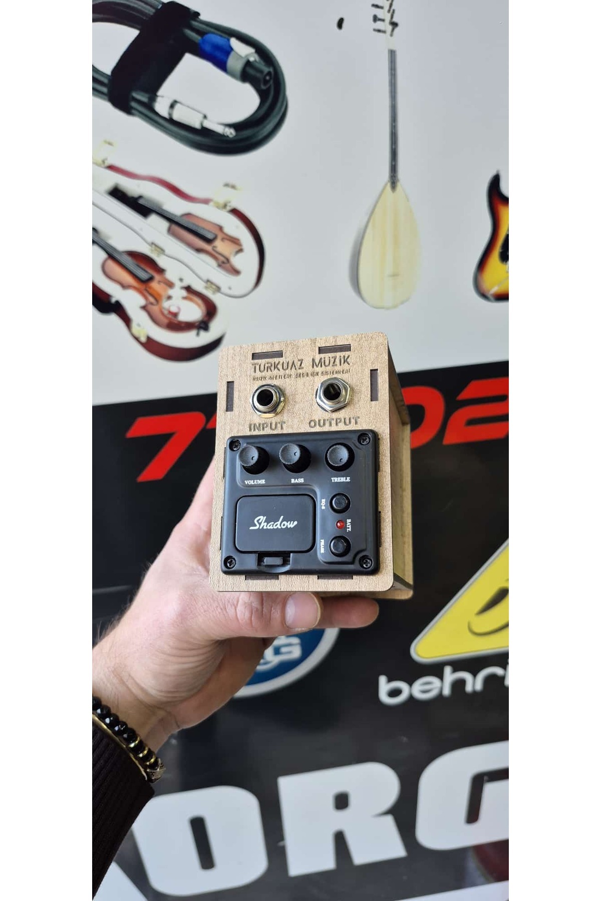 TURKUAZ SHADOW SH 863 EQ SAZ PİEZZO EKOLAYZER MÜZİK ALETİ EKİPMANI