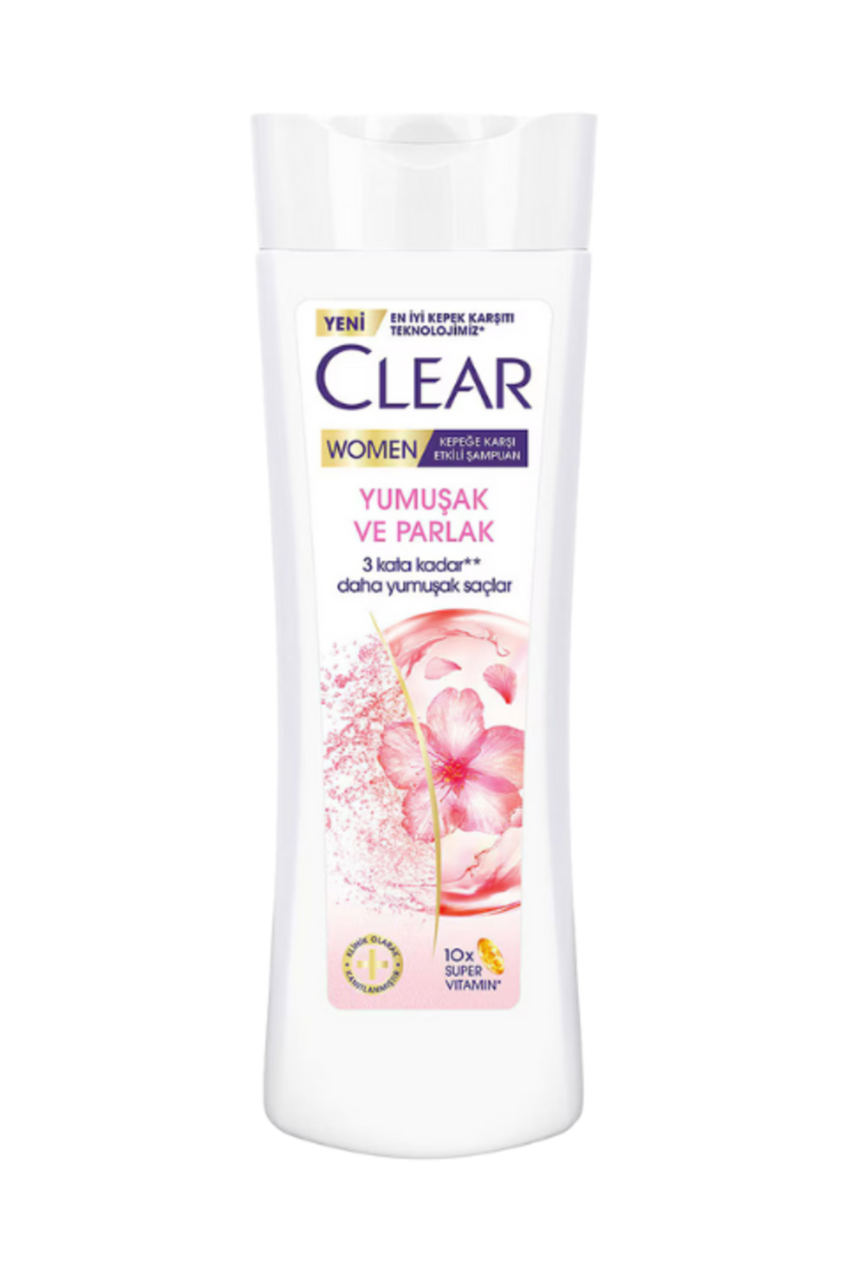 Clear Women Kepeğe Karşı Etkili Şampuan Yumuşak Ve Parlak 350 ML