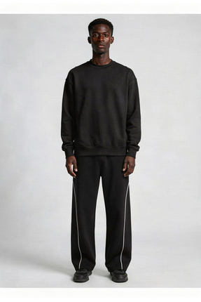 Urban Loft Erkek Biyeli Baggy Eşofman Altı Bol Kesim Geniş Paça