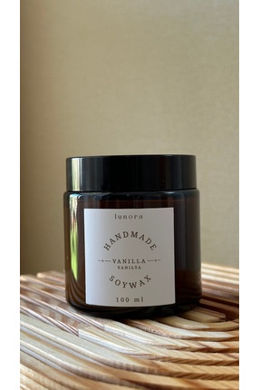Lunora Vanilya Kokulu Soya Wax Mum - 100 ml