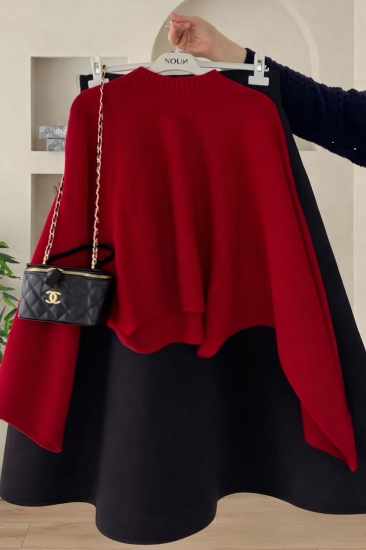 MODA CEYDA  etek kazak kombin