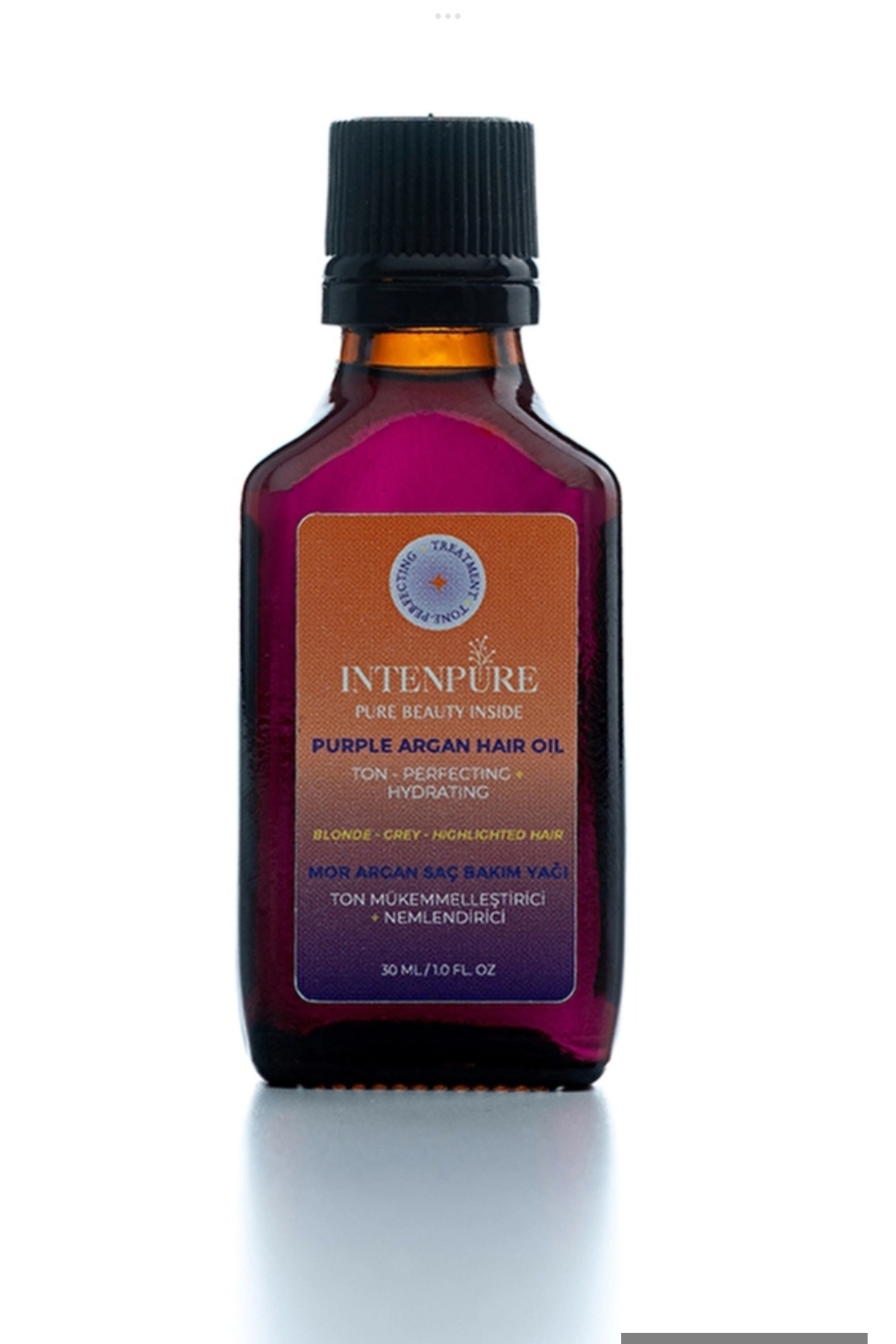 intenpure Mor Argan Saç Bakım Yağı 30 ml