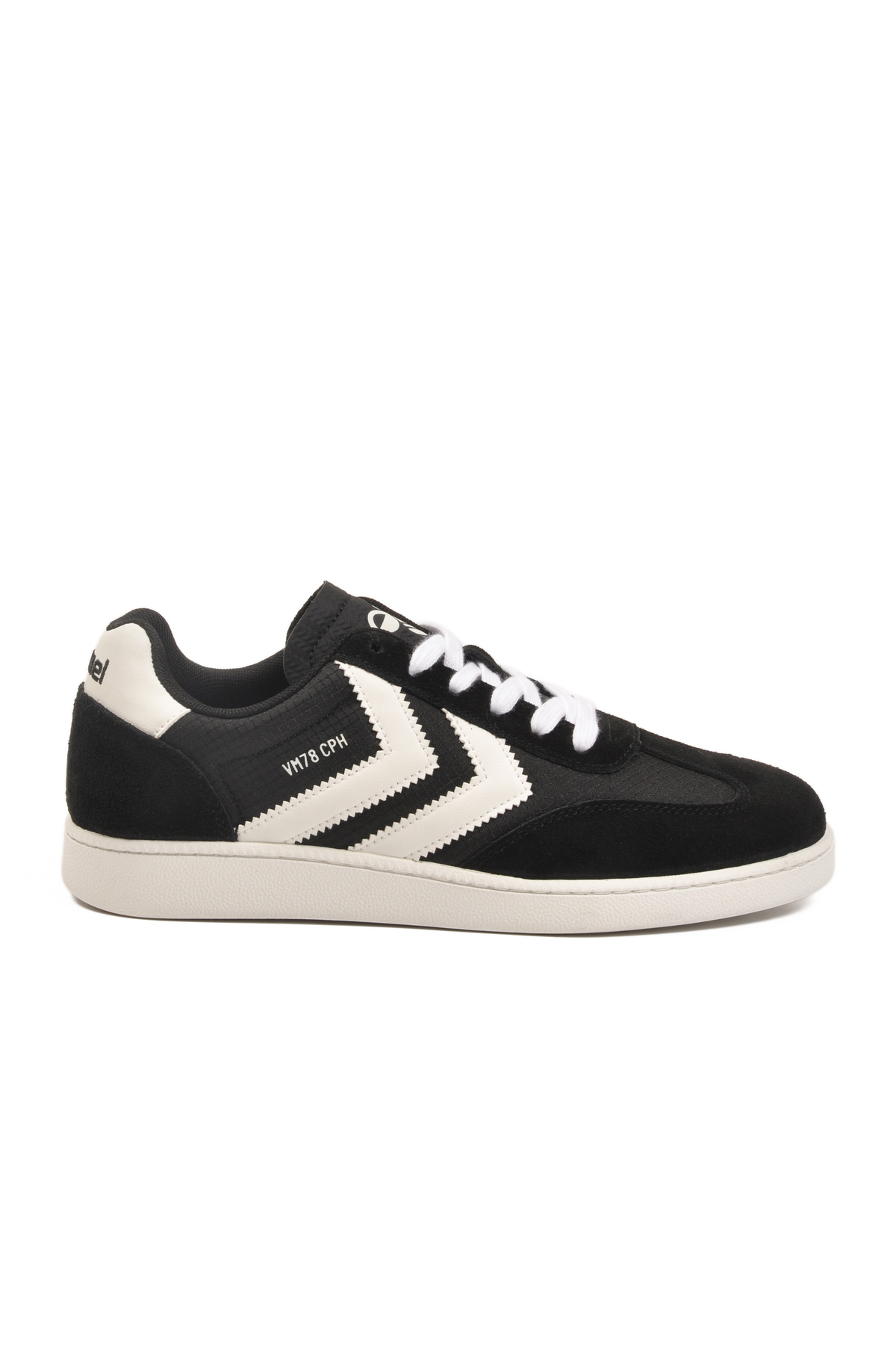 کفش کتانی مشکی و سفید یونیسکس مدل 227912 VM78 هامل کفش اسنیکر hummel