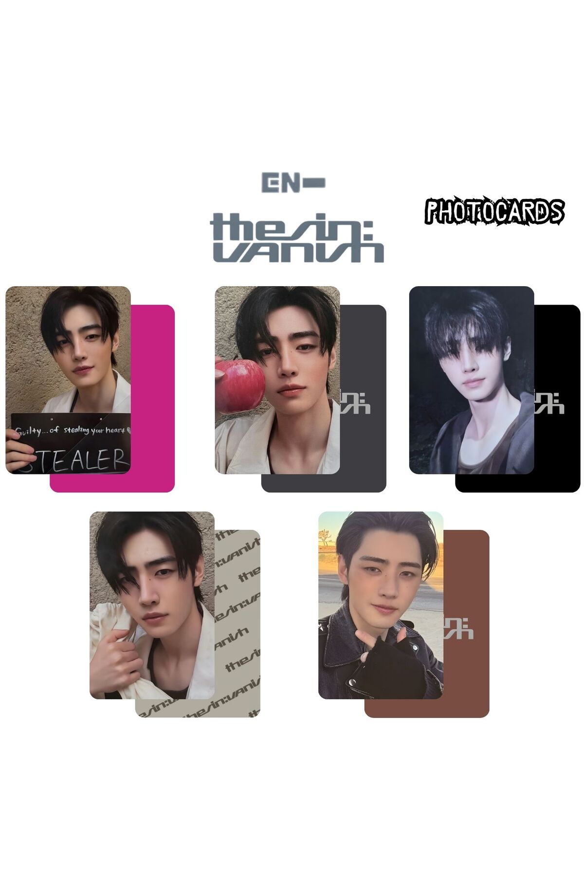 Kpop Dünyasi ENHYPEN Sunghoon '' The Sin : VANISH '' Photocards