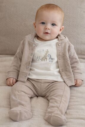 Pookie Giraffe Jakar Hırkalı Erkek Kapüşon Takım