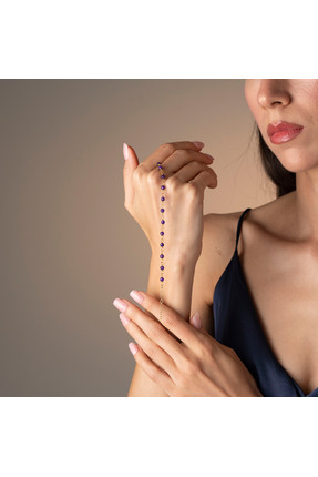 Mireza Jewelry Calm Soul – Mor Taş Bileklik