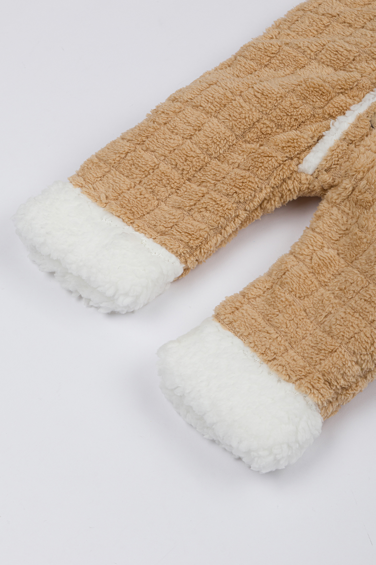 Yerli Baby Polarlı Kapüşonlu Welsoft Tavşan Kulaklı Bebek Tulum fotoğrafı 5 (önizleme)