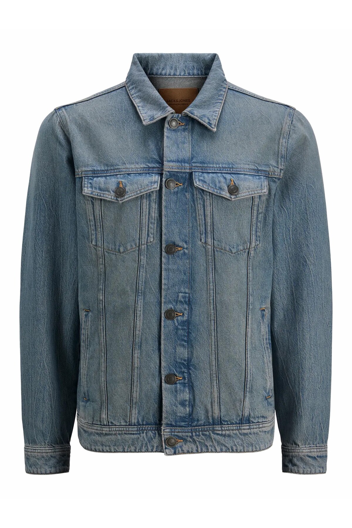 جک اند جونز ژاکت جین آبی مردانه مدل Jjijean Sq 523 Sn Jean کد 12278459-Bluedenim