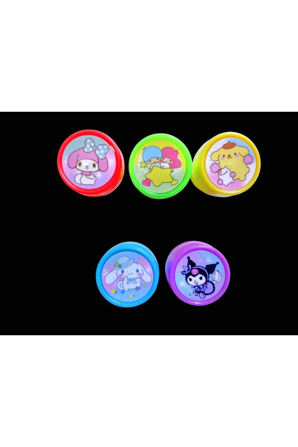 izmir yazici servis Çocuklar Için 5 Li Mühür Baskı Seti Kuromi My Melody Kalem Başlığı Doğum günü Pinyata Karne Hediyesi fotoğrafı 2 (önizleme)