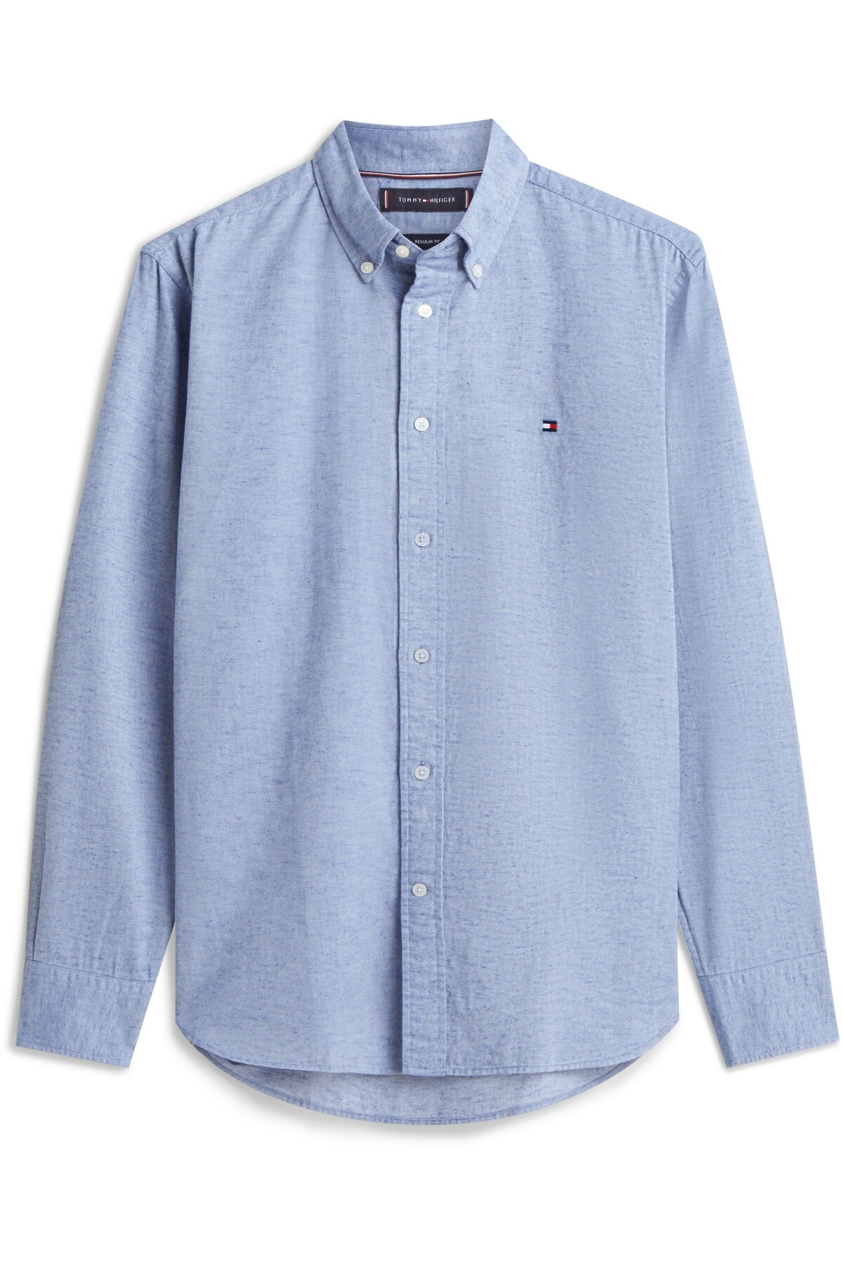 تامی هیلفیگر پیراهن کتانی برس خورده طرح جناغی RF